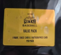 2026 LEAF METAL BASEBALL VALUE PACK SEALED 1 PROOF 1 BASE 1 AUTOGRAPH PER PACK ⭐