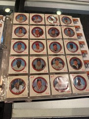 1963 SALADA COIN COMPLETE SET AARON MAYS CLEMENTE BANKS MANTLE MARIS BERRA NM/MT
