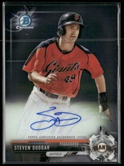 2017 Bowman Chrome #CPA-SD Steven Duggar Prospect Autographs