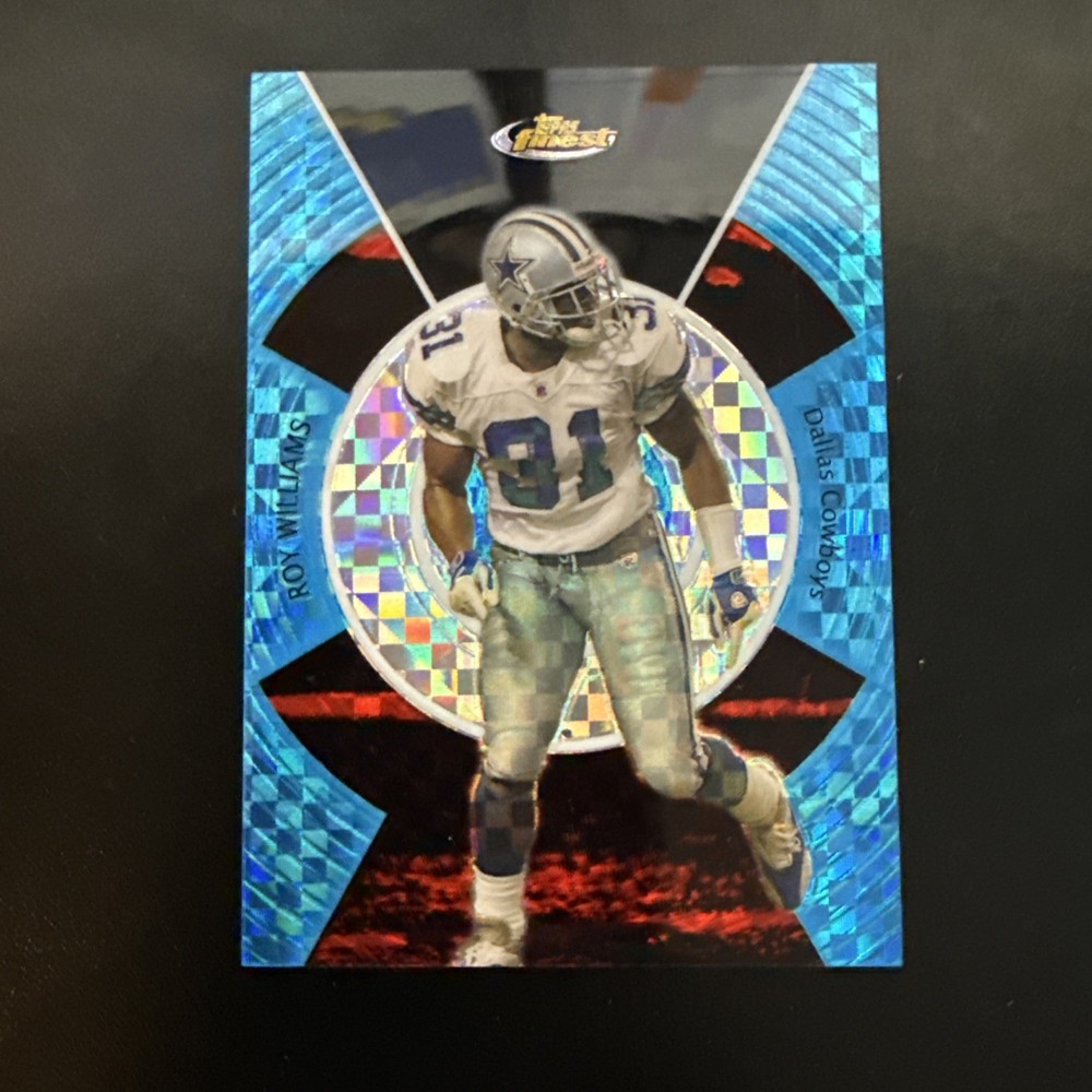 Roy Williams 2005 Topps Finest Color Match Blue Xfractor #d 021/150