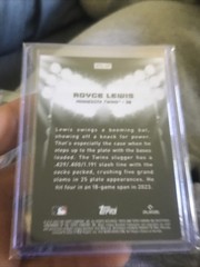 2025 Topps Chrome Black – Hit the Lights Royce Lewis #HTL-17