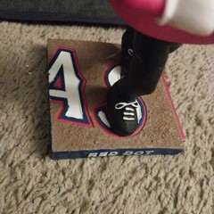 Texas Rangers Red Dot Race Bobblehead Baseball MLB 2016 Kloanz Nitto