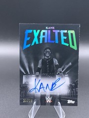 Kane 2025 Topps Exalted WWE Black and White Signatures Aqua AUTO /99 #BWS-KNE