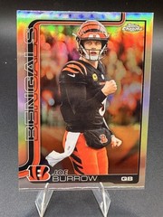 2025 Topps Chrome Joe Burrow Silver Refractor No. 61 NFL Bengals 🔥