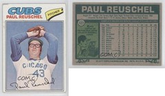 1977 Topps Paul Reuschel #333 Rookie RC 0b4