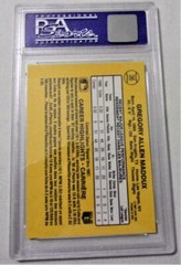 1987 Leaf Greg Maddux ROOKIE RC #36 PSA 8 Nr MINT 02