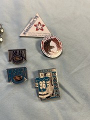 Assorted Lot Of Hockey Pins. 11 in total