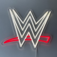 World Wrestling Entertainment WWE Logo USB Powered Light LED Neon Wall Sign