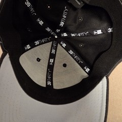 New Orleans Saints New Era 39 Thirty Fitted L/XL Dark Grey Black Cap