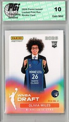 Olivia Miles 2026 Panini Instant DN-2 WNBA Draft Night 1/2534 Rookie Card PGI 10