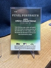 2025 Bowman Best Pete Crow Armstrong Pixar Portrait Mini Diamond Refractor #P-2