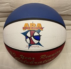Julius Irving, Connie Hawkins, Signed ABA Basketball, #47/500