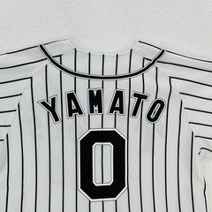 Hanshin Tigers Jersey Mens Medium White Japan NPB Baseball Osaka Yamato 0 Mizuno