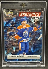 Connor McDavid RARE CRACKED ICE INVESTMENT CARD SSP UPPER DECK OILERS MINT