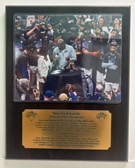 New York Knicks 2025 202 NBA Champions 8×10 Photo Plaque with engraved nameplate