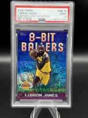 2025-26 Topps #8B-19 LeBron James 8-Bit Ballers Holo Foil PSA 9
