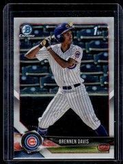 2018 Bowman Draft Chrome Brennen Davis Chicago Cubs #BDC-47