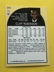 1990-91 NBA Hoops Cliff Robinson RC #250