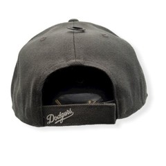 &rsquo;47 Los Angeles Dodgers MVP 2 Tone Charcoal White Outline Adjustable Strap Hat