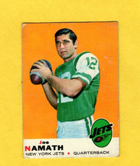 1969 Topps Joe Namath #100 New York Jets G/VG FREE SHIPPING