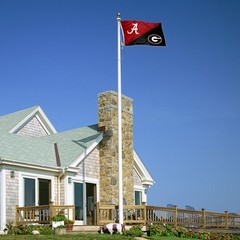 Alabama vs Georgia House Divided 3×5 Flag Banner