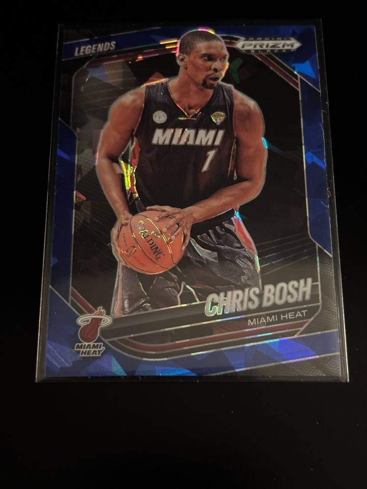 Chris Bosh 2024-25 Panini Prizm Black Blue Ice Prizm /125 Heat 272