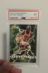 1995-96 Skybox Premium – Electrified Michael Jordan #278 PSA 9