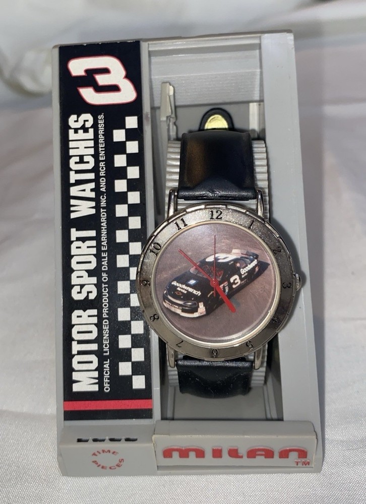 Milan Motorsport Watches Dale Earnhardt GM Goodwrench #3 Wristwatch Untested Vtg