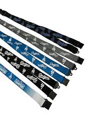 Genuine MLB Los Angeles Dodgers Breakaway Lanyard with Key Ring Colorful