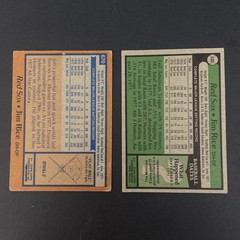 Jim Rice – Lot of 2 Cards – 1978 & 1979 Topps – Boston Red Sox #670 & #400