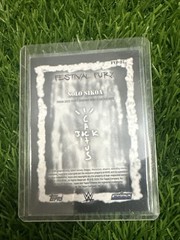 2025 Topps Chrome WWE x Cactus Jack #FVF-27 Solo Sikoa Festival Fury Gold /50