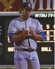 Willie Mueller autographed 8×10 Major League Movie The Duke #3