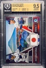 🔥 2024 Bowman Chrome – International Impact OHTANI / YAMAMOTO #II-1 – BGS 9.5!!