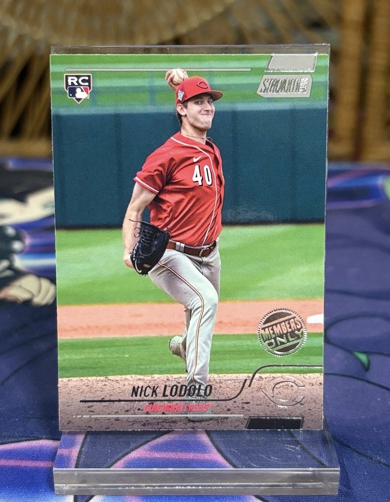 Nick Lodolo Rookie Card – MEMBERS ONLY , SSP (Case Hit), Stadium Club 2022, MINT