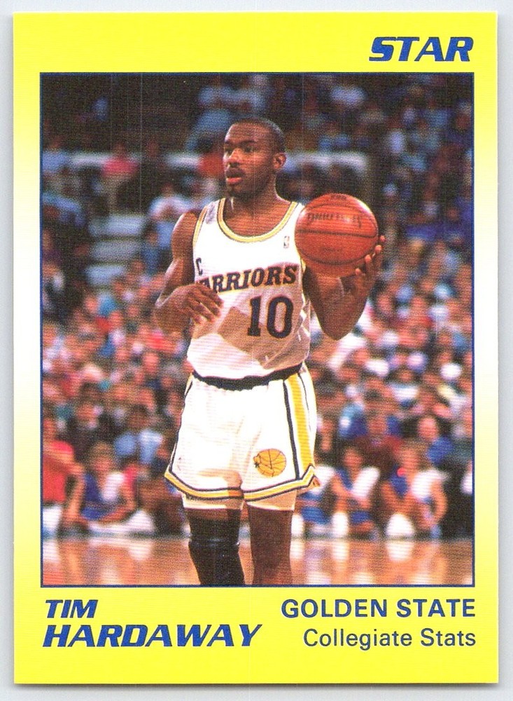 1990-91 Star Tim Hardaway #3 Tim HardawayGolden State Warriors