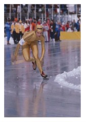 1980 Winter Olympics Closing Ceremonies Athlete Worn Speed Skating Blazer Jacket