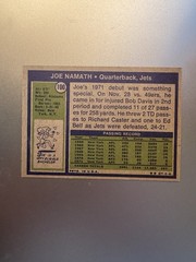 1972 Topps – Joe Namath #100