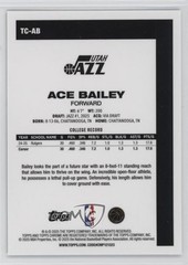 2025-26 Topps 1980-81 Topps Chrome Silver Pack Ace Bailey #TC-AB Rookie RC 1t7v