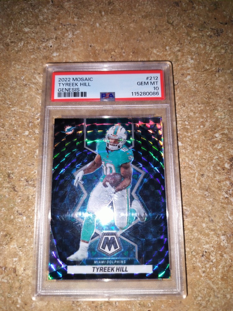 2022 Panini Mosaic – Tyreek Hill #212 Genesis Mosaic Prizm
