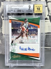 Robert Parish 2017 Absolute Memorabilia Determination Orange #/25 BGS 9 Auto 10
