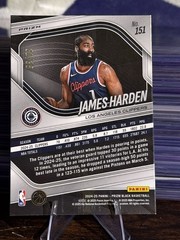 2024-2025 Panini Prizm Black FOTL Blue Shimmer Prizm James Harden /35