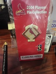 2004 Cardinals Players Pin Collection St. Louis Post-Dispatch