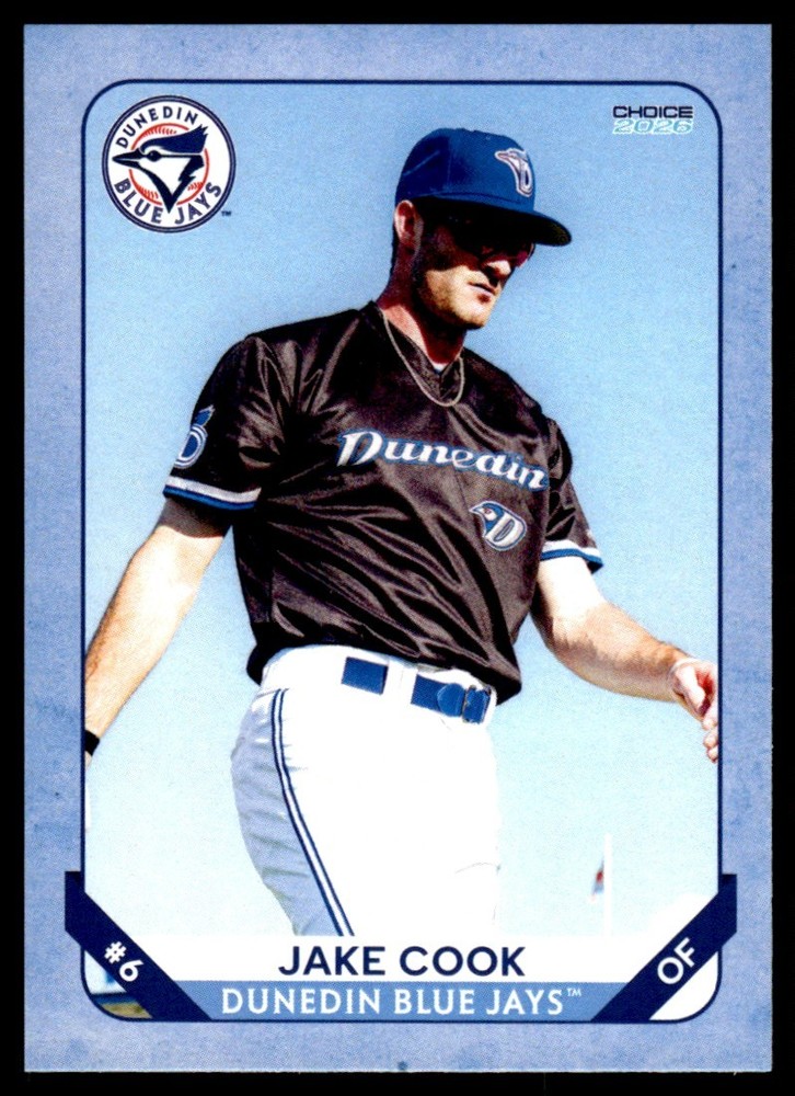2026 Jake Cook Choice Minor League Rookie Card Dunedin Blue Jays