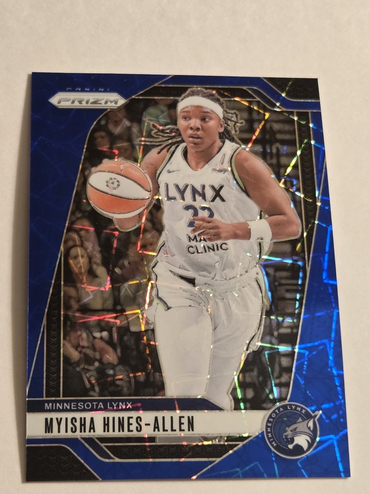 2024 Panini Prizm WNBA – Myisha Hines-Allen #20 Blue Velocity Prizm