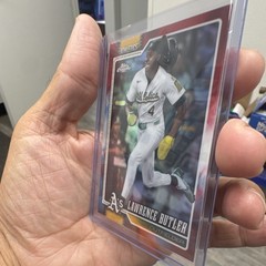 Topps Chrome 2025 #223 Lawrence Butler Oakland Athletics Baseball Trading Card