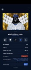 Vladimir Guerrero Jr Digital 1/1 Superfractor Hit The Lights