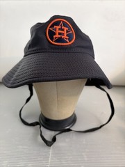 HOUSTON ASTROS BLACK MLB NEW ERA BUCKET HAT Black And Orange Official On Field