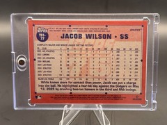 2026 Topps Japan Edition Jacob Wilson 1991 Orange Koi Fish 22 /25 SP Numbered