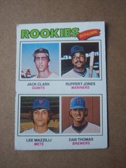 1977 Topps baseball Jack Clark Lee Mazzilli Rookie card #488 VG