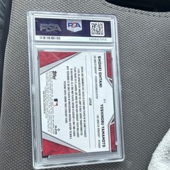Topps 2024 Bowman Chrome Intl Impact II-1 Ohtani Yamamoto RC PSA 9